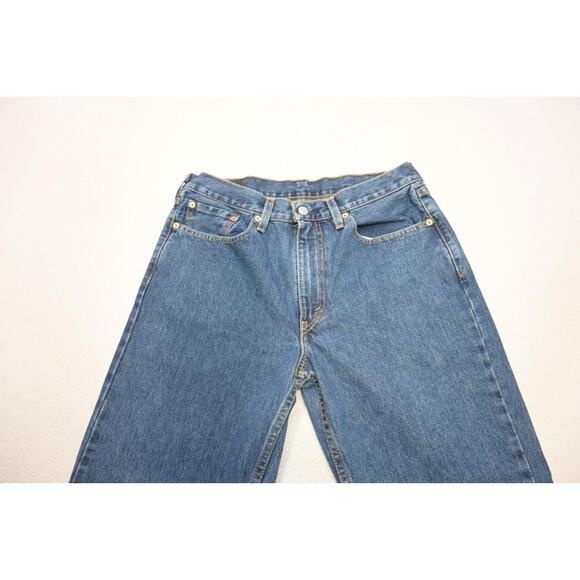 Levi's 550 Relaxed Fit Straight Blue Denim Jeans Rugged Mens Sz 32 x 30 - Picture 6 of 10